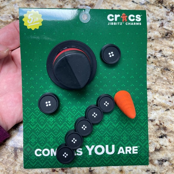 Crocs Jibbitz Christmas Snowman NWT - Picture 1 of 1